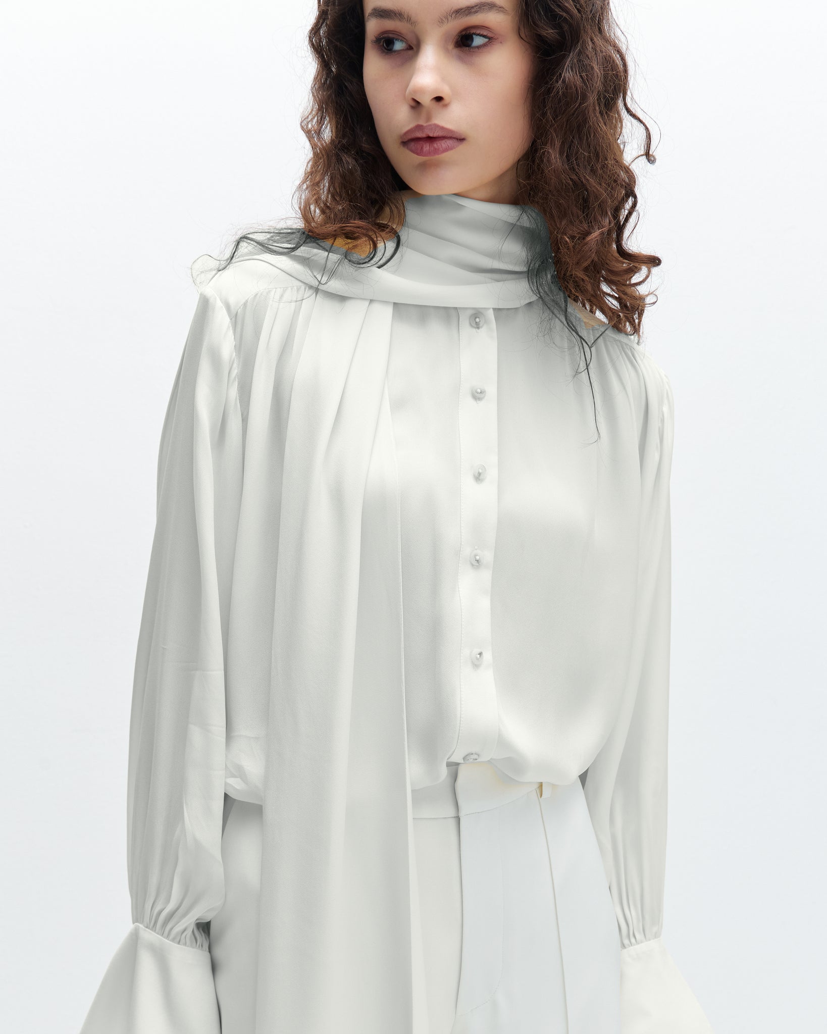 Apollo Shirt in Bone White