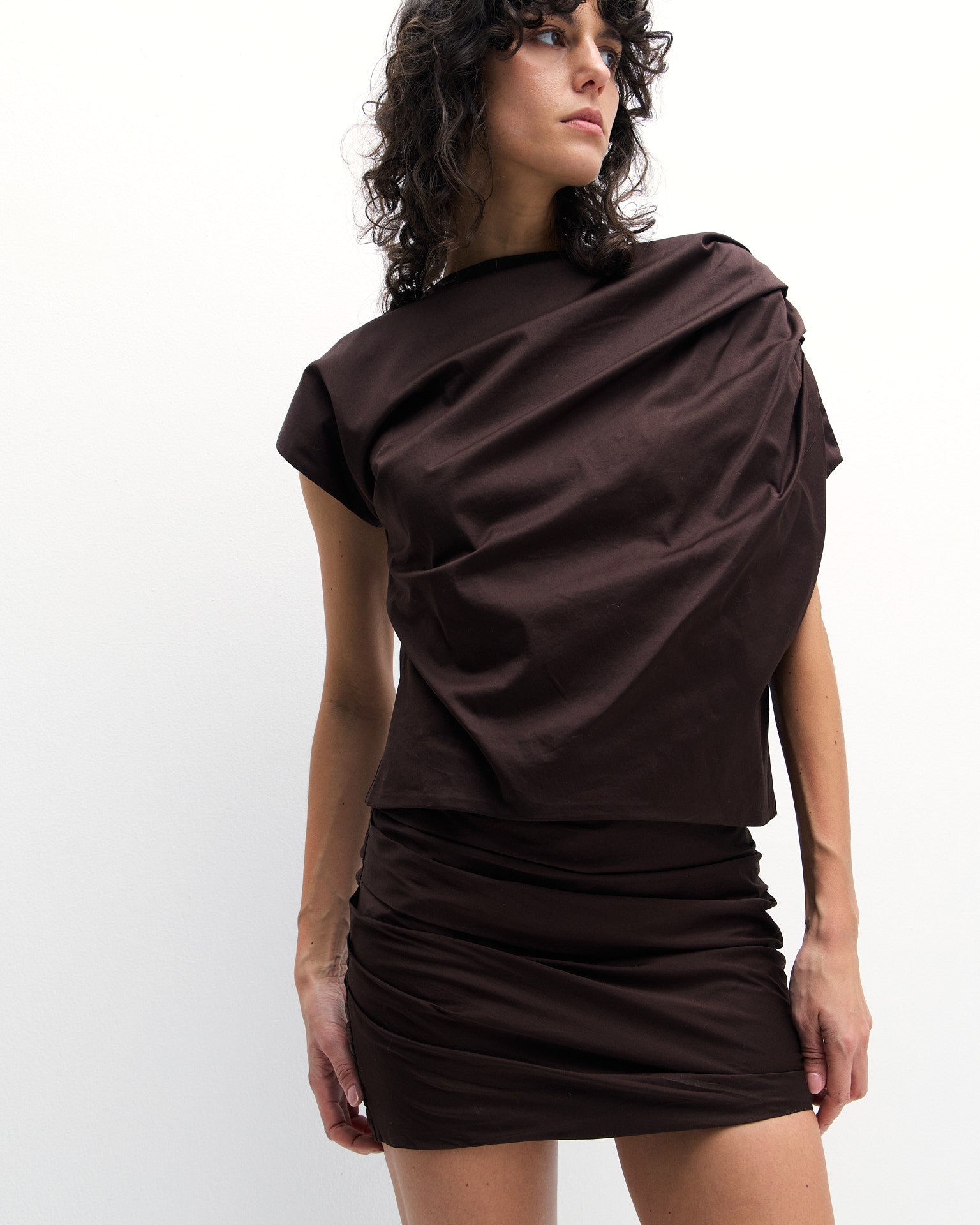 Ivy Top in Coffee Bean