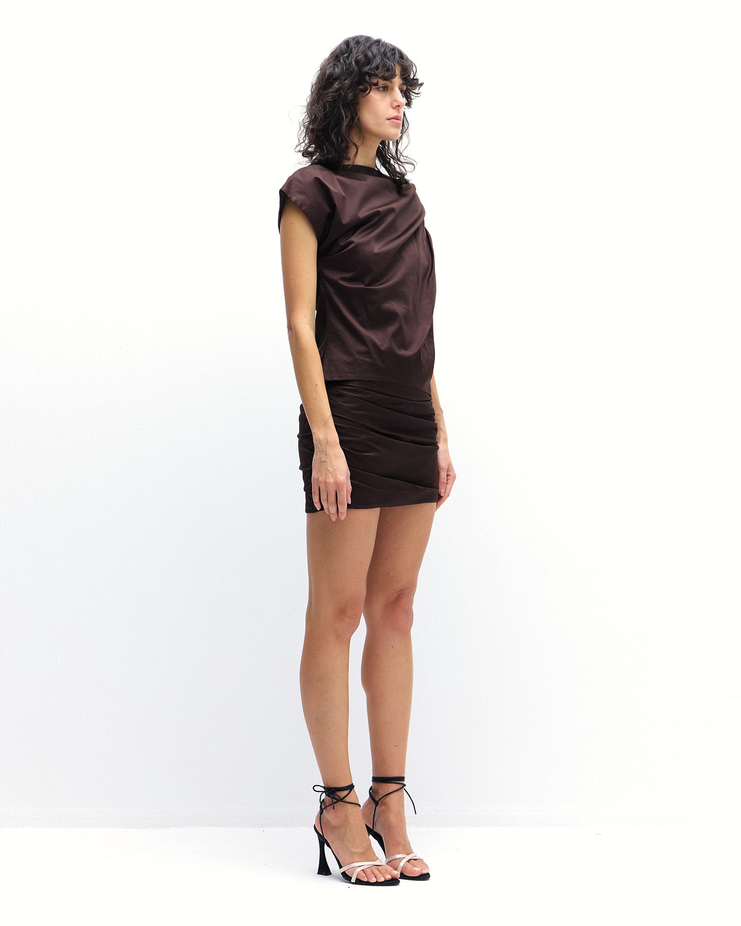 Ivy Top in Coffee Bean