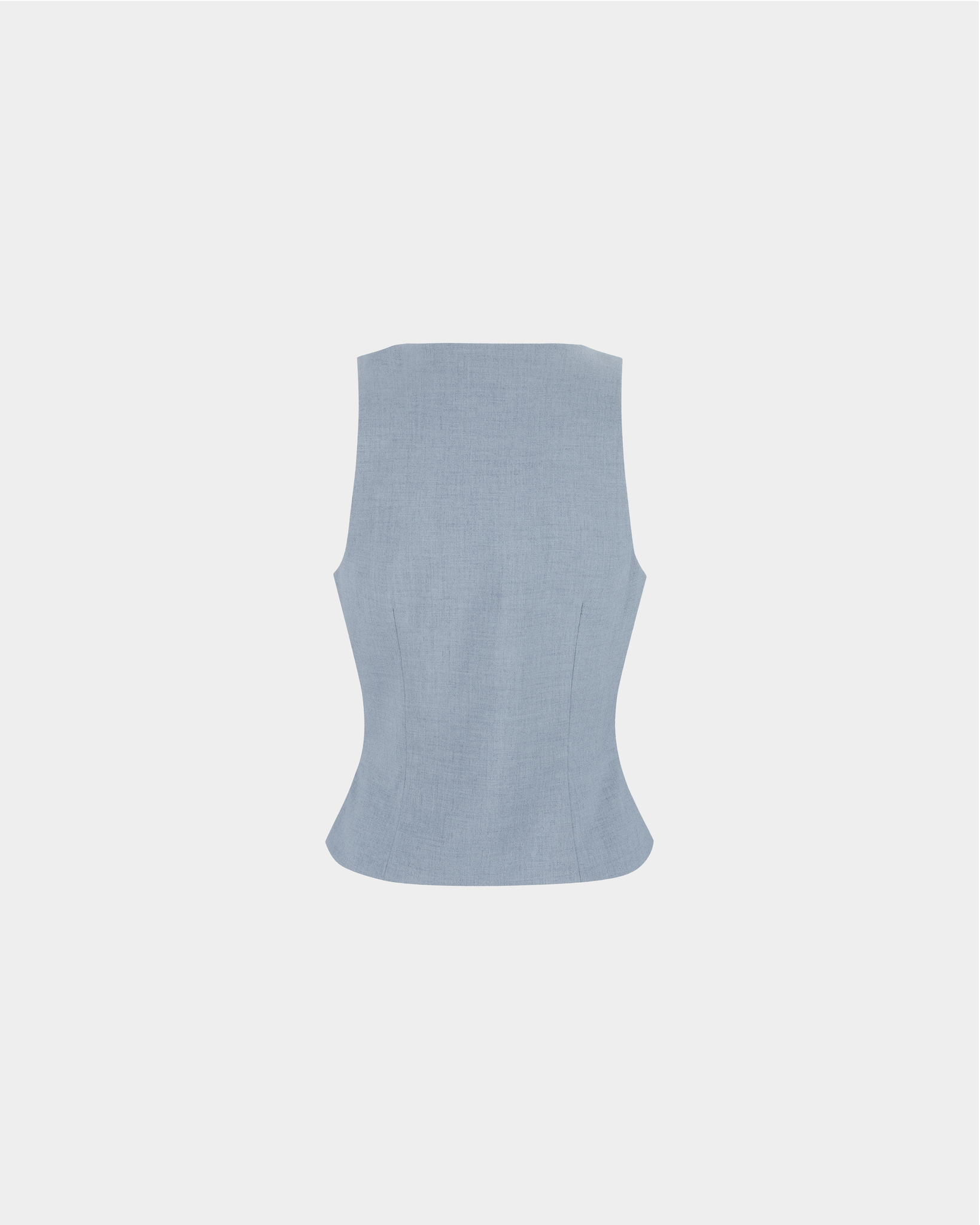 Juliette Vest in Blue-Grey