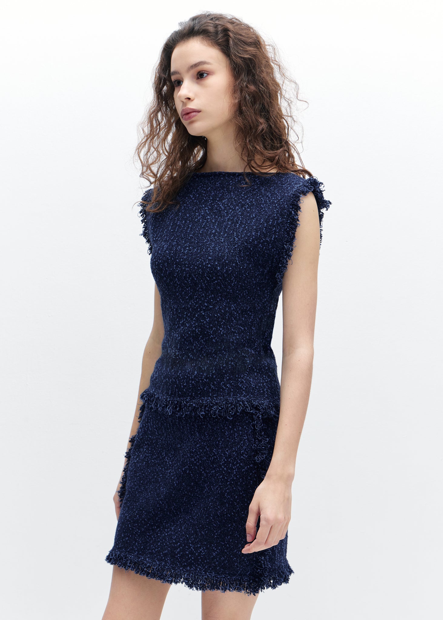 Aurora Top in Navy