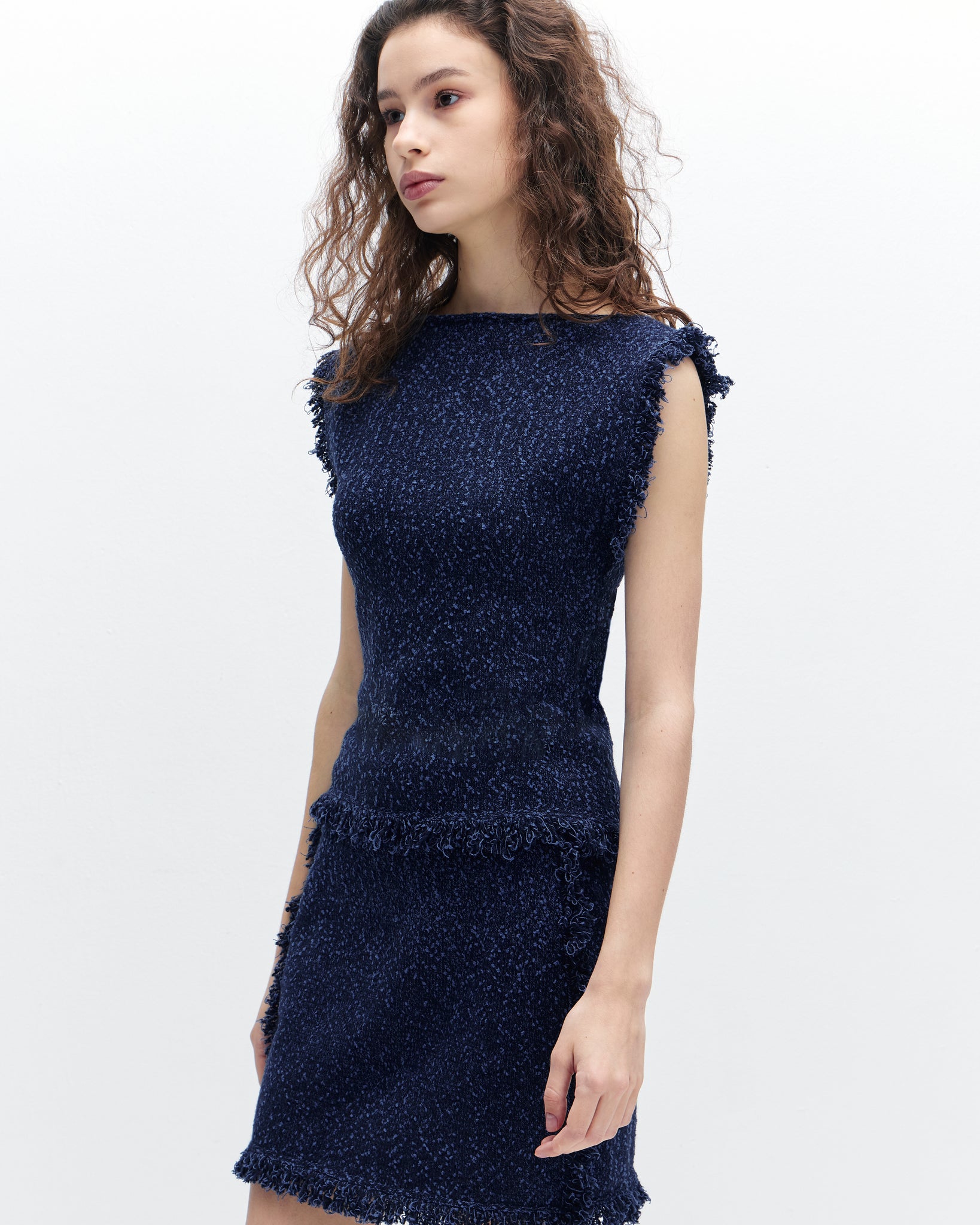 Aurora Top in Navy