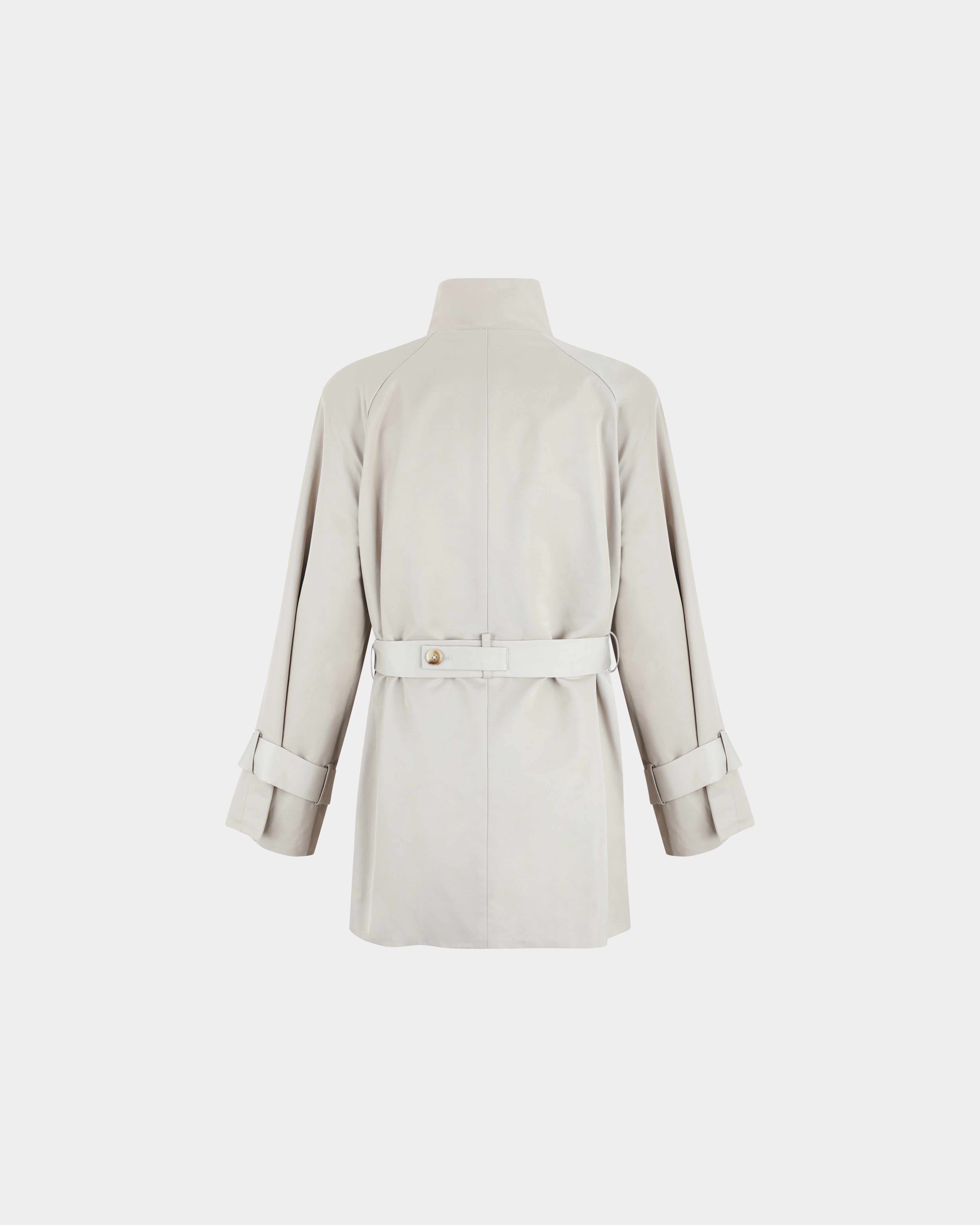 Island Fossil Beige Belted Jacket | Auteur Studio – auteurstudio