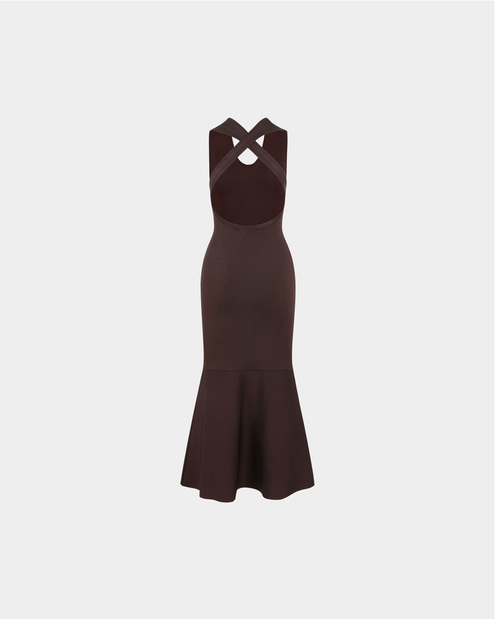 Alondra Dress in Dark Brown