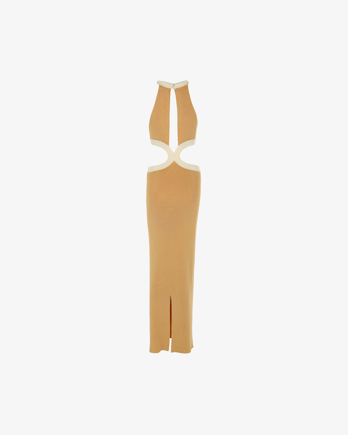 Bridget Dress - Camel/Cream