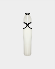 Bridget Dress in Cream & Black