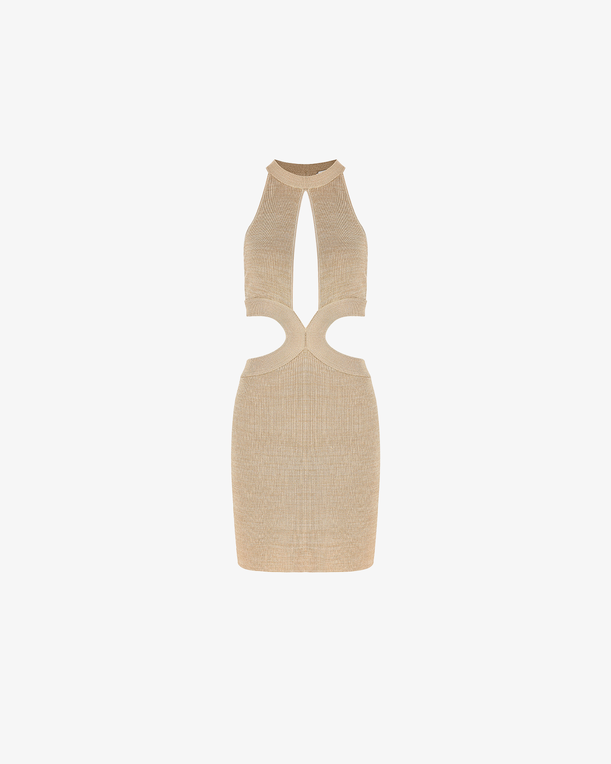 Bridget Mini Dress - Gold Twisted Yarn