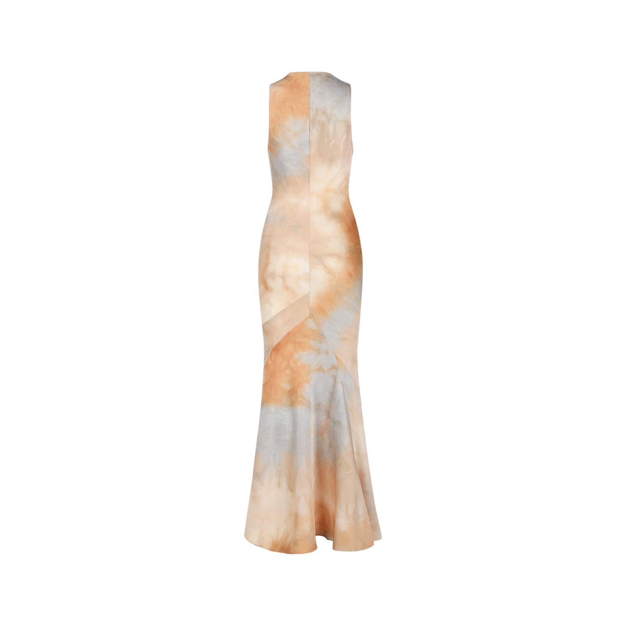 Charlotte Dress - Orange Tie-Dye