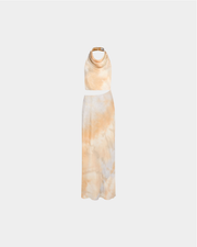 Chloe Dress in Orange Tie-Dye