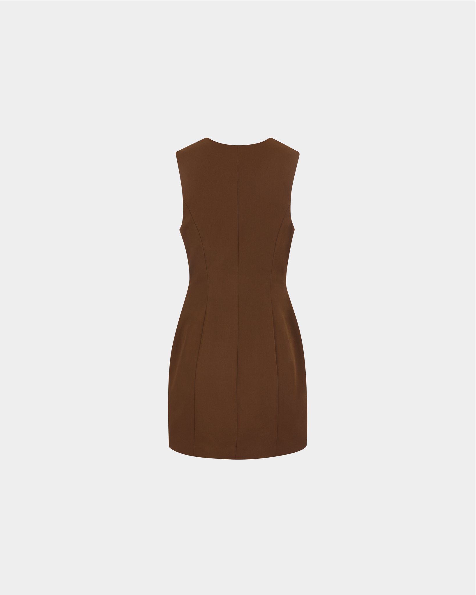 Colette Mini Dress in Brown