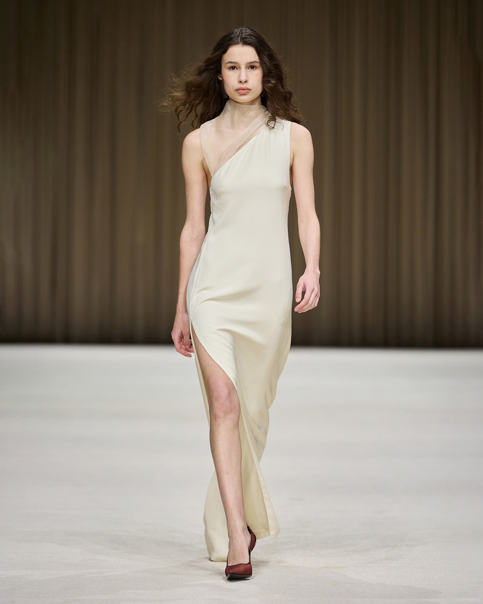 Orion Dress in Bone White
