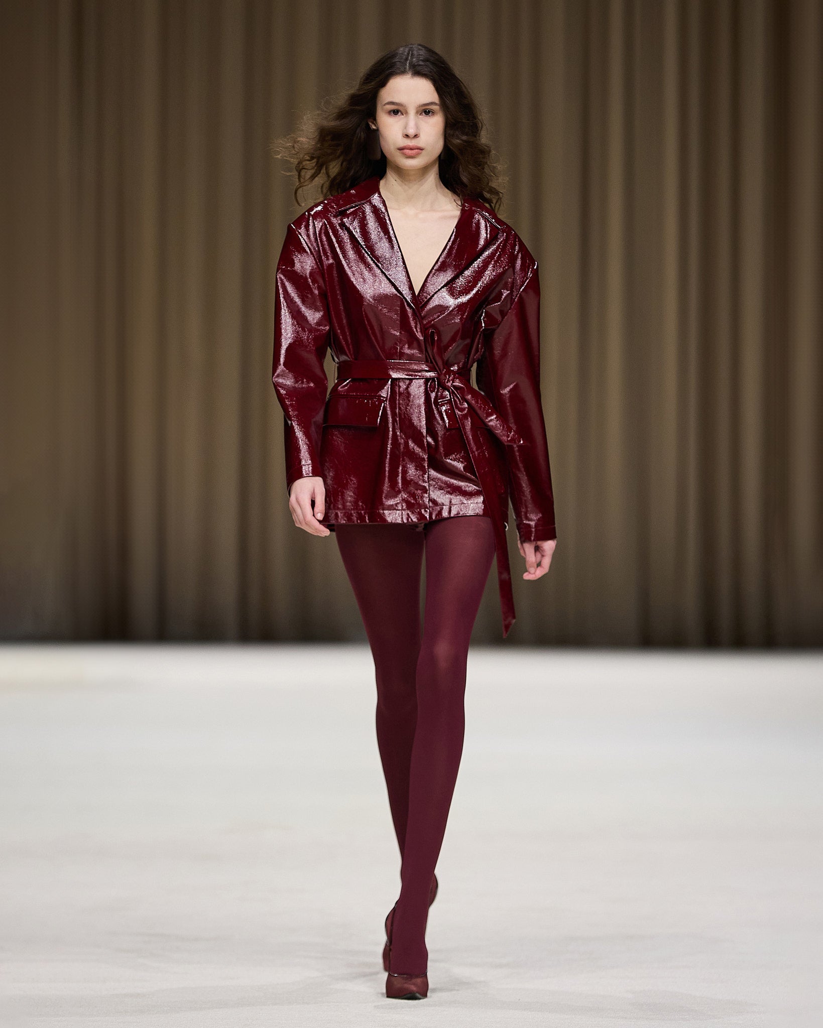 Sage Jacket in Oxblood
