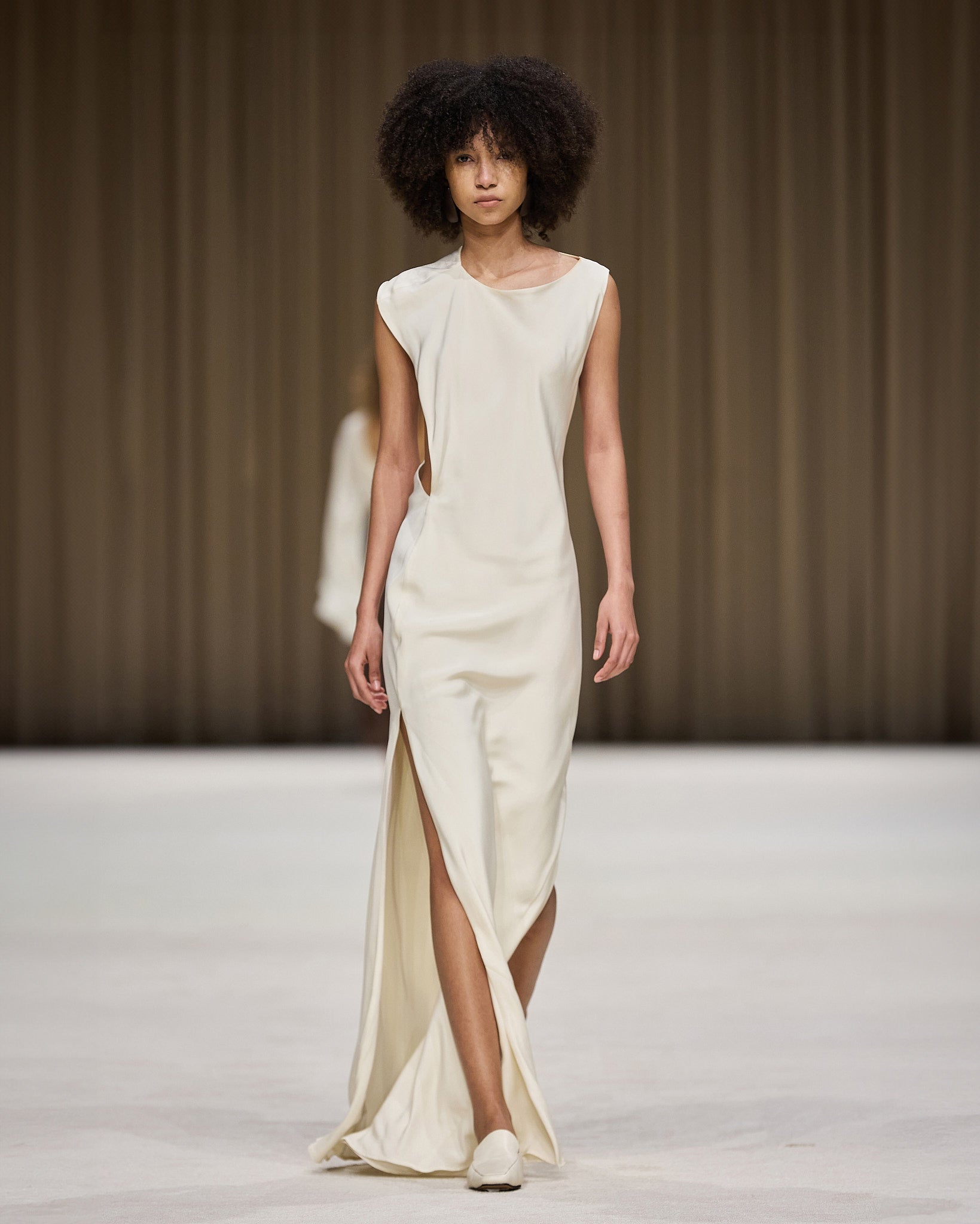 Neptune Dress in Bone White