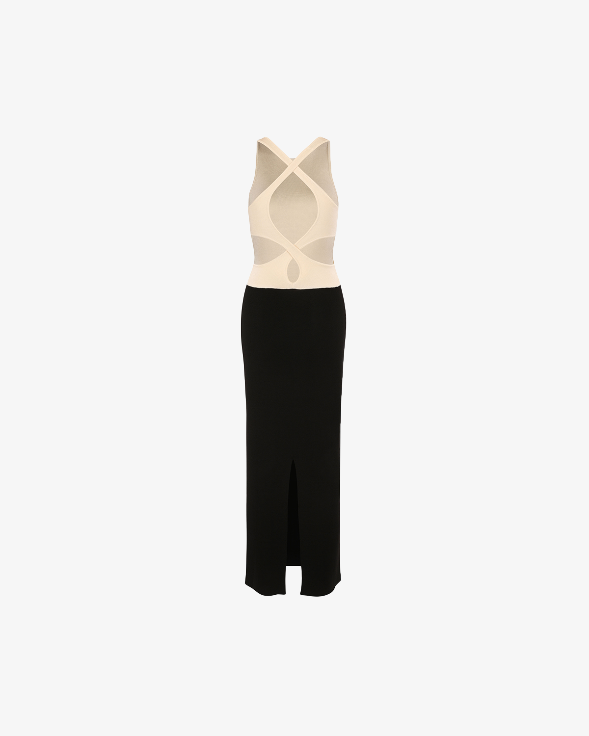 Ines Dress - Black And Cream