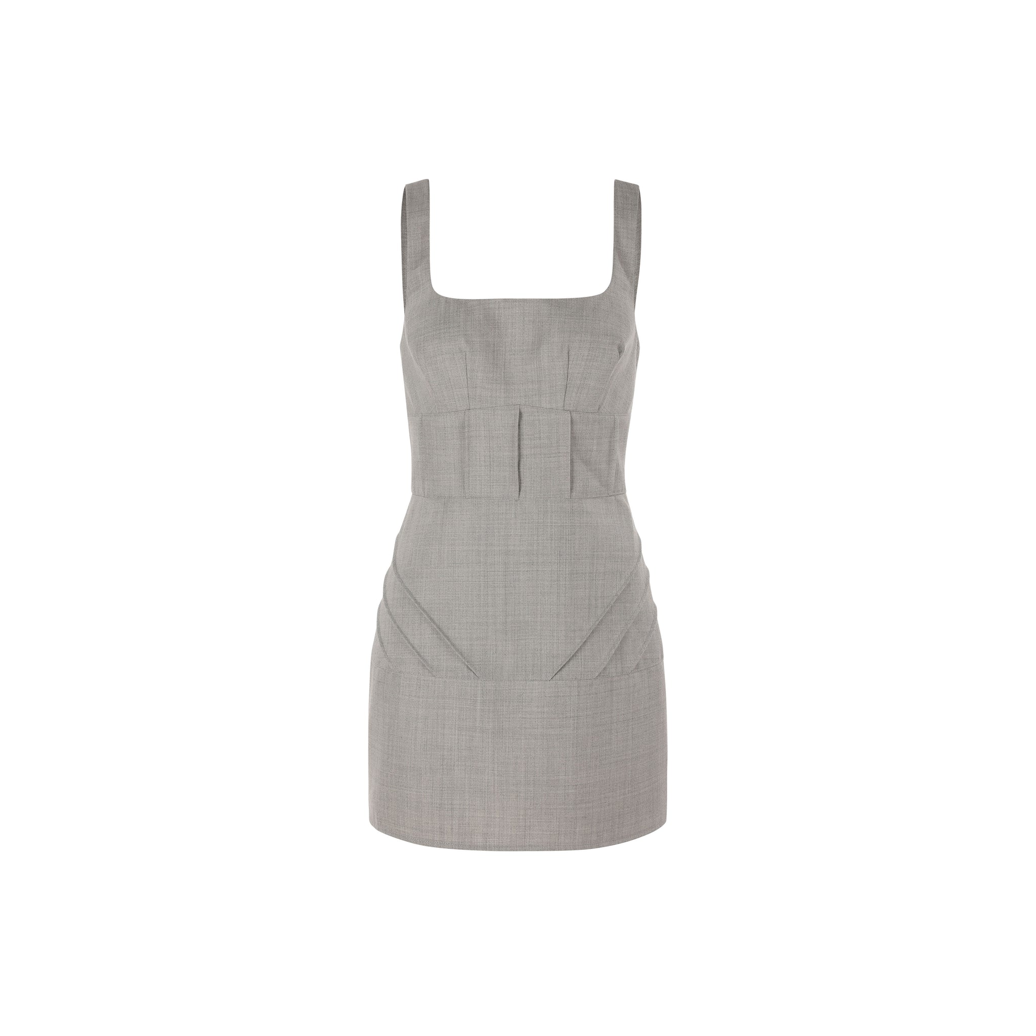 Mae Mini Dress - Grey