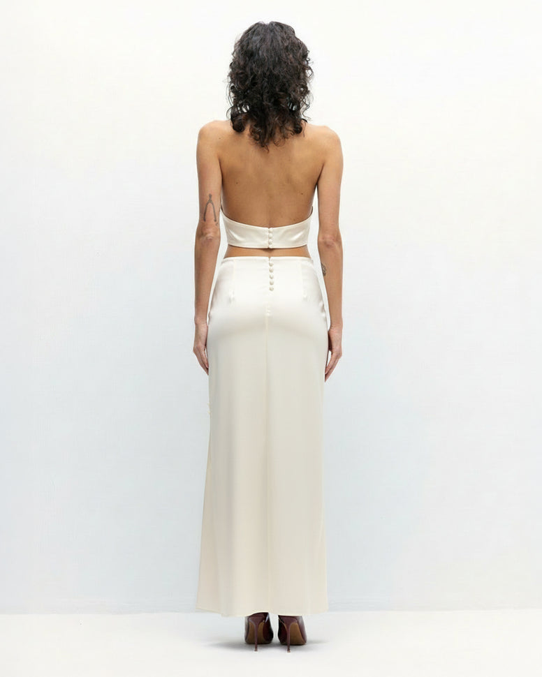 Chloe Dress in Cream | Summer Collection