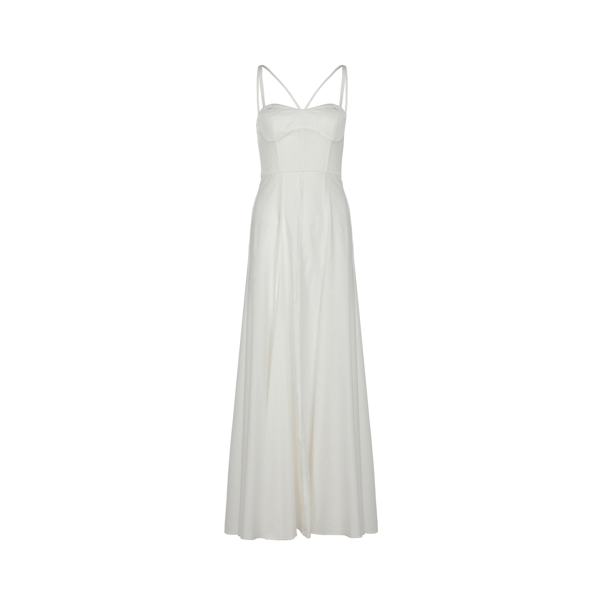 Sloane Long Dress - White