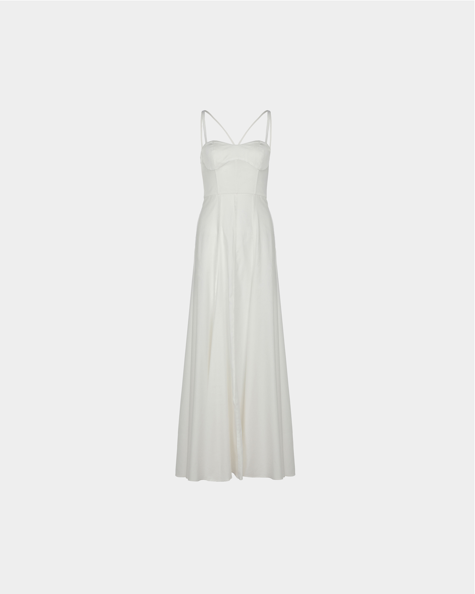Sloane Long Dress in White
