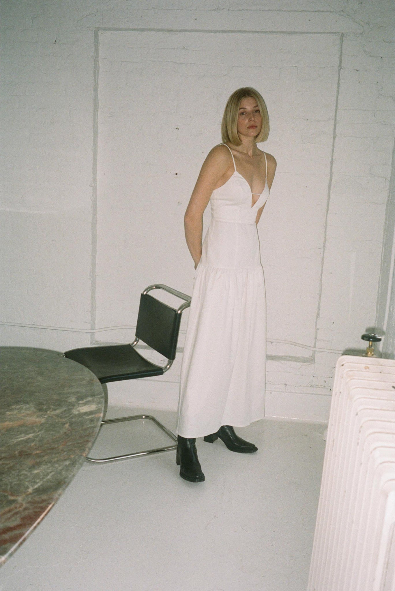 Blair Dress - White