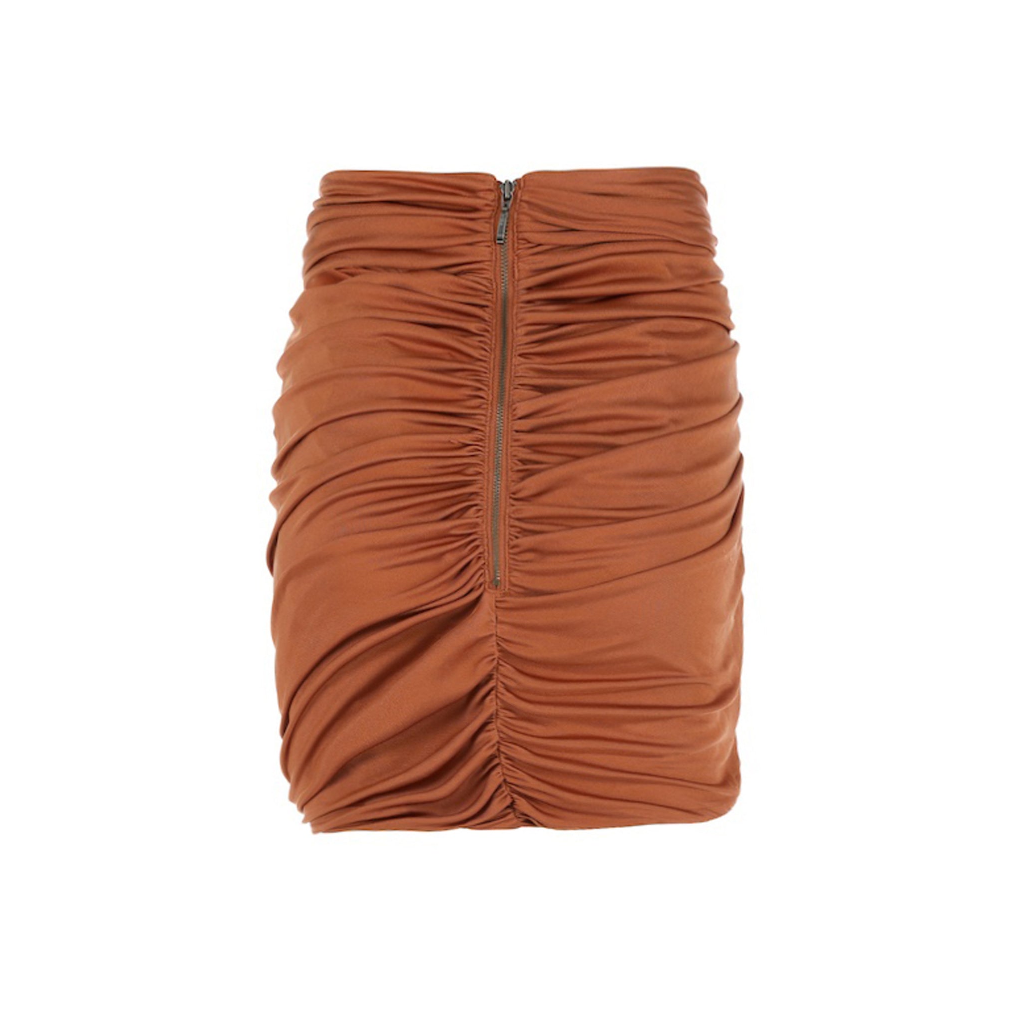 Draped Jersey Skirt-Morrocco