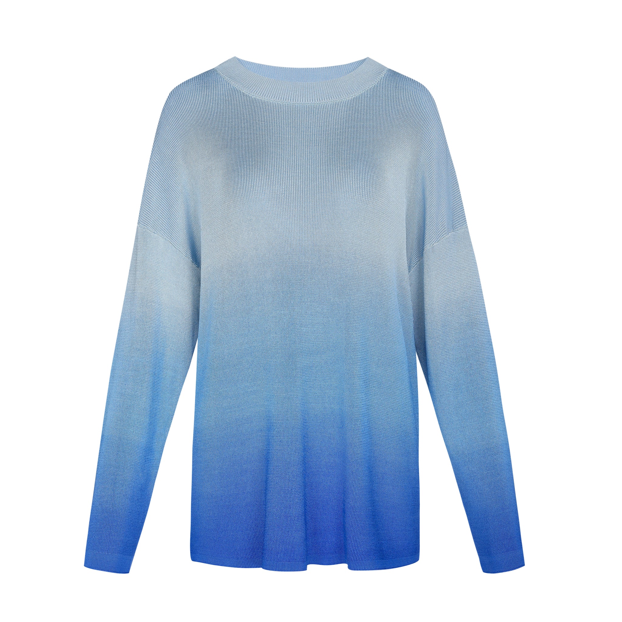 Phoebe Ombre Sweater - Ombre Blue